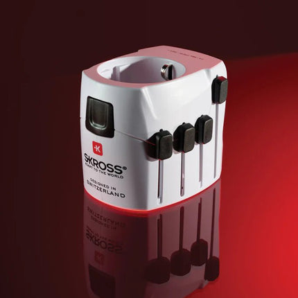 SKROSS Pro 3-Pole World Travel Adapter - hospitality