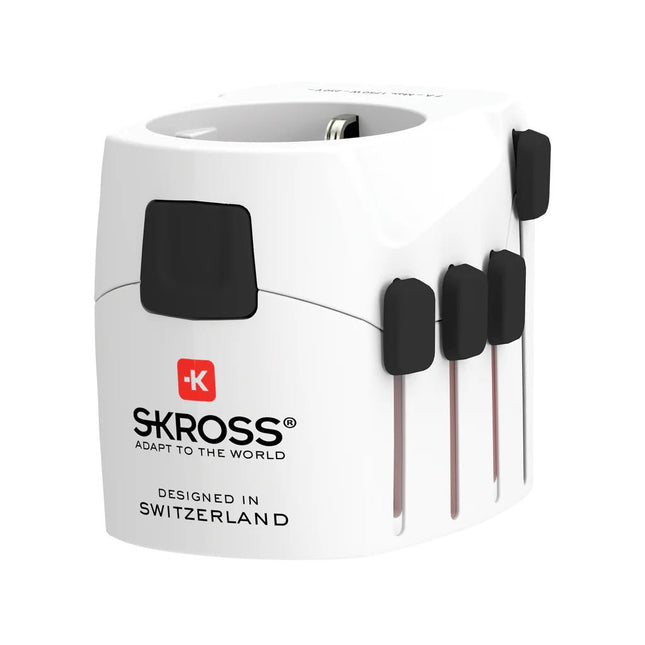 SKROSS Pro 3-Pole World Travel Adapter - hospitality