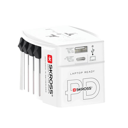 SKROSS World Travel Adapter MUV 65W PD with USB C Cable - hospitality