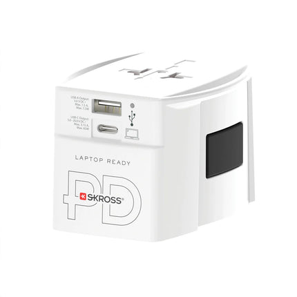 SKROSS World Travel Adapter MUV 65W PD with USB C Cable - hospitality