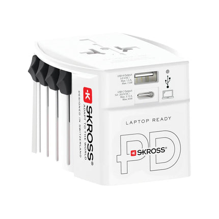 SKROSS World Travel Adapter MUV 65W PD with USB C Cable - hospitality