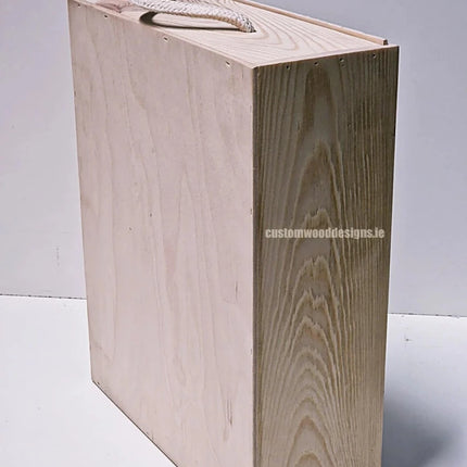 Sliding Lid 1 Bottle Box - Natural x - hospitality