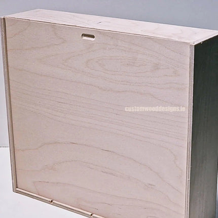 Sliding Lid 1 Bottle Box - Natural x - hospitality