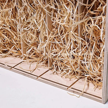 Sliding Lid 1 Bottle Box - Natural x - hospitality