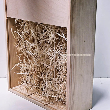 Sliding Lid 1 Bottle Box - Natural x - hospitality