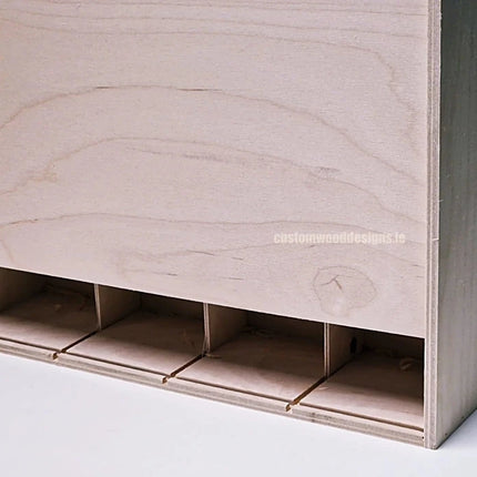 Sliding Lid 1 Bottle Box - Natural x - hospitality