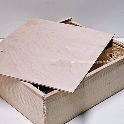 Sliding Lid 1 Bottle Box - Natural x - hospitality
