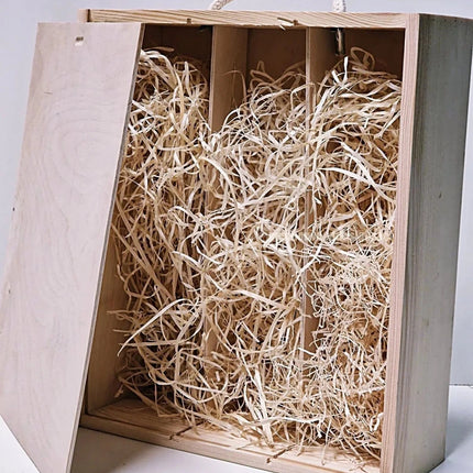 Sliding Lid 1 Bottle Box - Natural x - hospitality