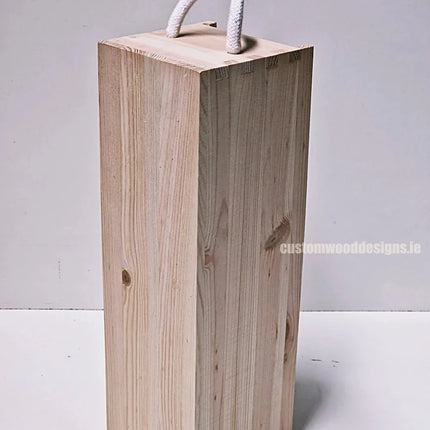 Sliding Lid 1 Bottle Box - Natural x - hospitality