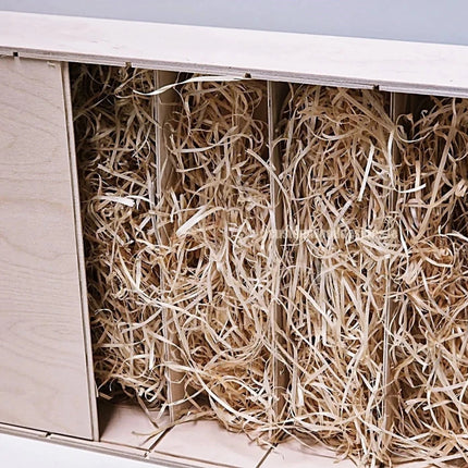 Sliding Lid 1 Bottle Box - Natural x - hospitality