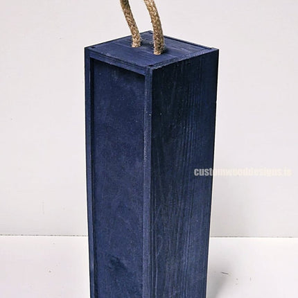 Sliding Lid Bottle Box - Single Blue x25 - hospitality