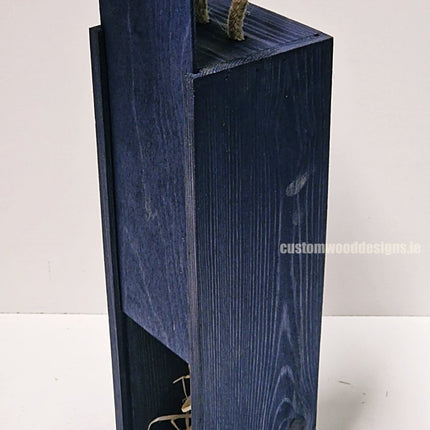 Sliding Lid Bottle Box - Single Blue x25 - hospitality