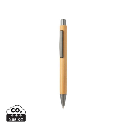 Slim design bamboo pen - hospitality