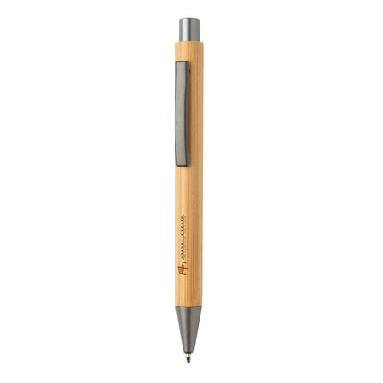 Slim design bamboo pen - hospitality