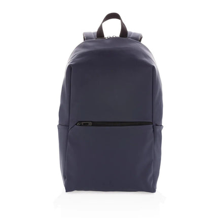 Smooth PU 15.6"laptop backpack - hospitality