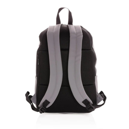 Smooth PU 15.6"laptop backpack - hospitality