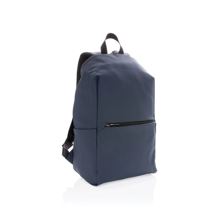 Smooth PU 15.6"laptop backpack - hospitality