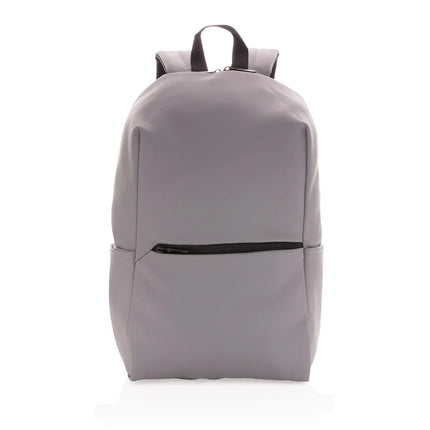 Smooth PU 15.6"laptop backpack - hospitality