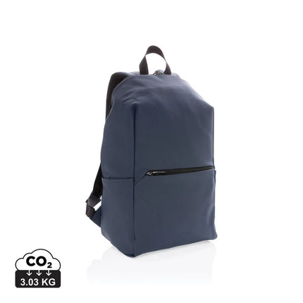Smooth PU 15.6"laptop backpack - hospitality
