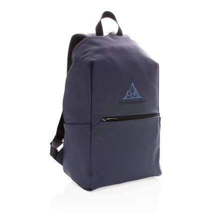 Smooth PU 15.6"laptop backpack - hospitality