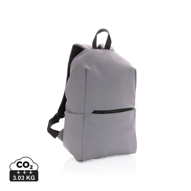 Smooth PU 15.6"laptop backpack - hospitality