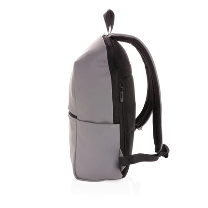 Smooth PU 15.6"laptop backpack - hospitality