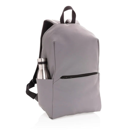 Smooth PU 15.6"laptop backpack - hospitality