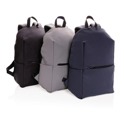 Smooth PU 15.6"laptop backpack - hospitality