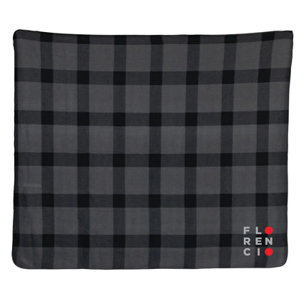 Soft plaid fleece blanket - hospitality