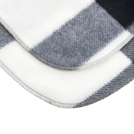 Soft plaid fleece blanket - hospitality
