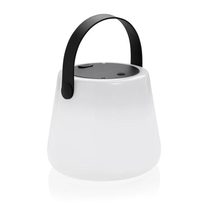 SolarGlow RCS recycled ABS USB-rechargeable outdoor light - hospitality