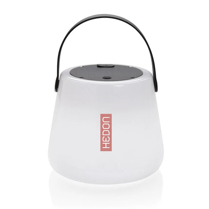 SolarGlow RCS recycled ABS USB-rechargeable outdoor light - hospitality