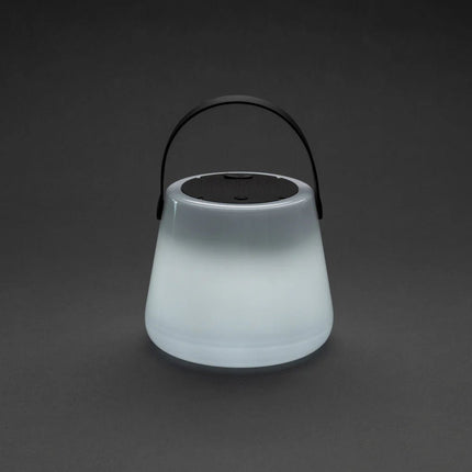 SolarGlow RCS recycled ABS USB-rechargeable outdoor light - hospitality