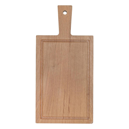 Solid Oak Serving Board With Handle 33x16 Cm Pack Of 25 Durable Kitchen Board Set - hospitality