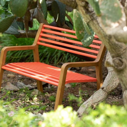 Somerset Teak & Aluminium Garden Bench - CWDH