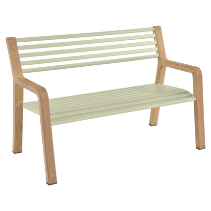 Somerset Teak & Aluminium Garden Bench - CWDH