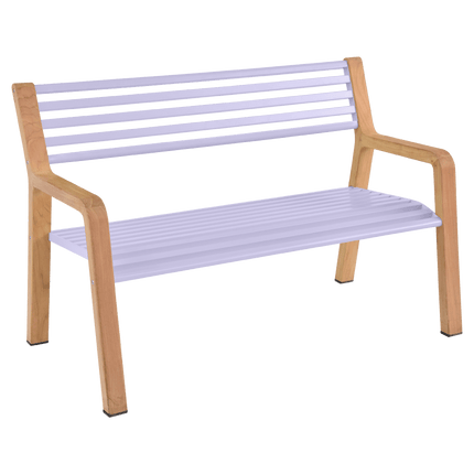 Somerset Teak & Aluminium Garden Bench - CWDH