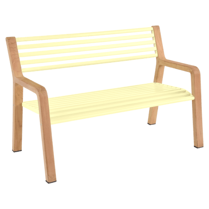 Somerset Teak & Aluminium Garden Bench - CWDH