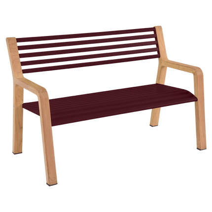 Somerset Teak & Aluminium Garden Bench - CWDH