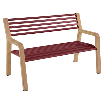 Somerset Teak & Aluminium Garden Bench - CWDH