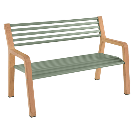 Somerset Teak & Aluminium Garden Bench - CWDH