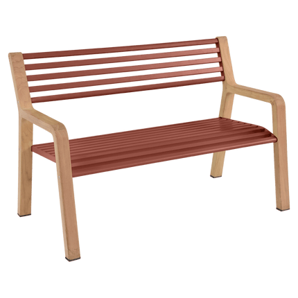 Somerset Teak & Aluminium Garden Bench - CWDH