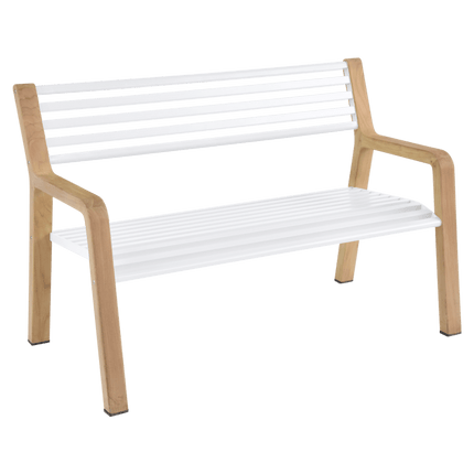 Somerset Teak & Aluminium Garden Bench - CWDH