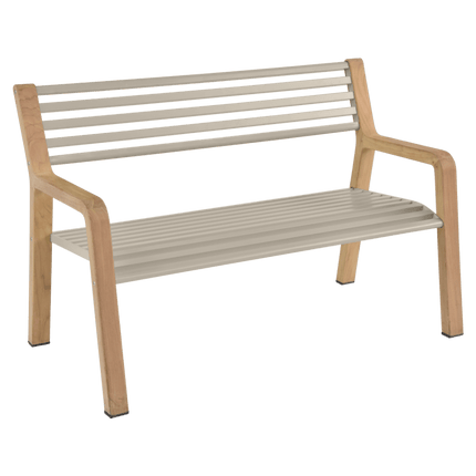 Somerset Teak & Aluminium Garden Bench - CWDH