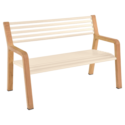 Somerset Teak & Aluminium Garden Bench - CWDH