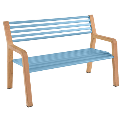 Somerset Teak & Aluminium Garden Bench - CWDH