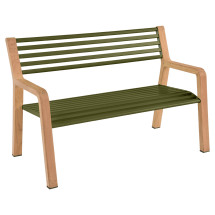 Somerset Teak & Aluminium Garden Bench - CWDH