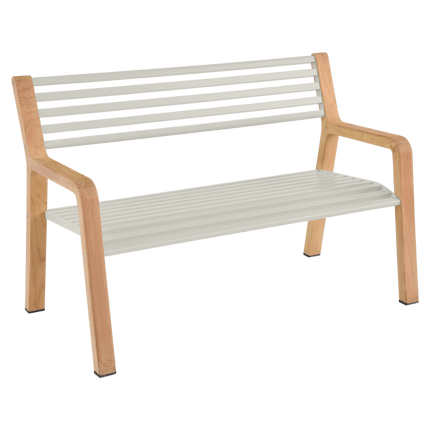 Somerset Teak & Aluminium Garden Bench - CWDH