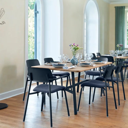 SO'O 180 x 90 Oak table 6 seater - hospitality