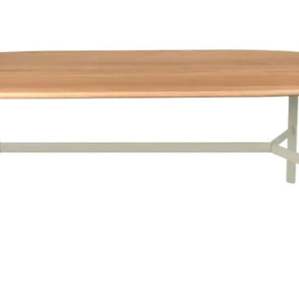 SO'O Oval 220 x 95 Oak Table 8 Seater - hospitality